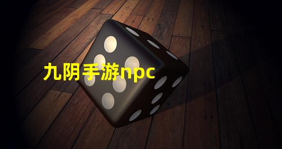 九阴手游npc