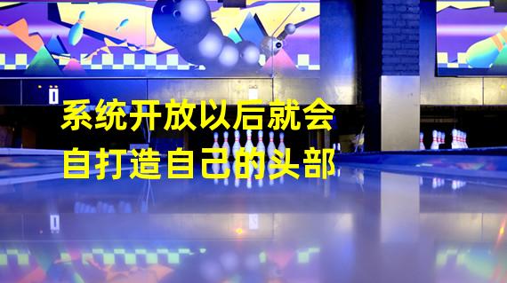 系统开放以后就会自打造自己的头部