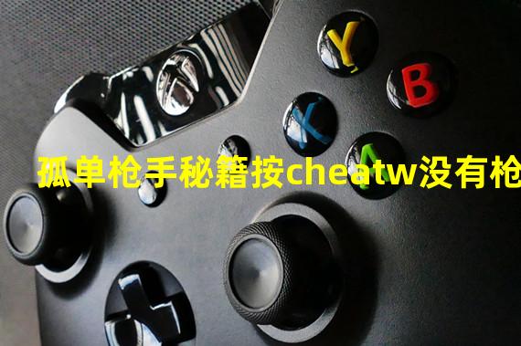 孤单枪手秘籍按cheatw没有枪