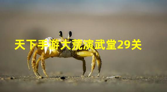 天下手游大荒演武堂29关