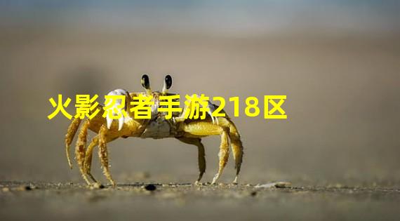 火影忍者手游218区