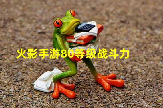 火影手游80等级战斗力