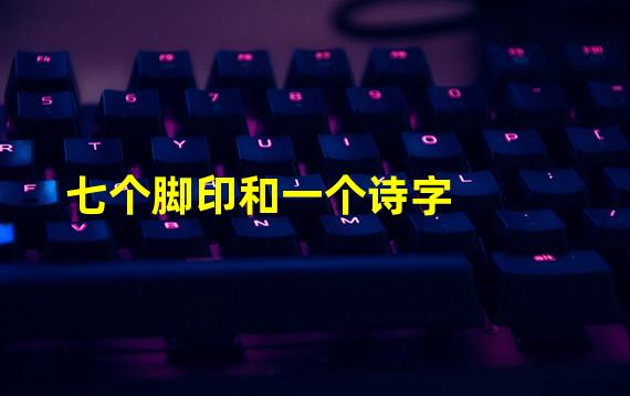 七个脚印和一个诗字