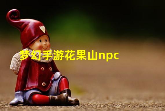 梦幻手游花果山npc