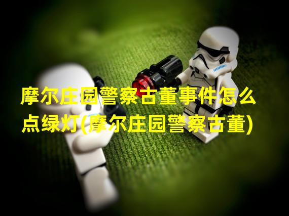 摩尔庄园警察古董事件怎么点绿灯(摩尔庄园警察古董)