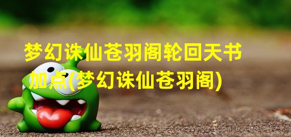 梦幻诛仙苍羽阁轮回天书加点(梦幻诛仙苍羽阁)