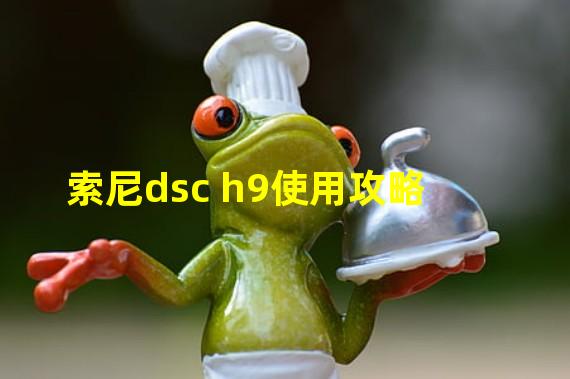 索尼dsc h9使用攻略