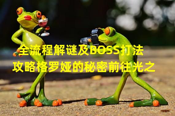 全流程解谜及BOSS打法攻略格罗娅的秘密前往光之