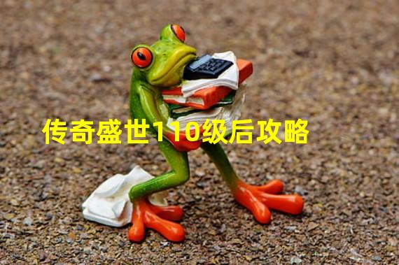 传奇盛世110级后攻略