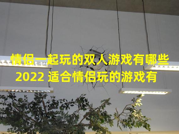 情侣一起玩的双人游戏有哪些2022 适合情侣玩的游戏有