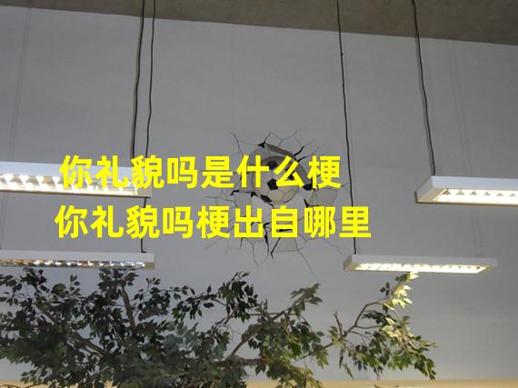 你礼貌吗是什么梗 你礼貌吗梗出自哪里