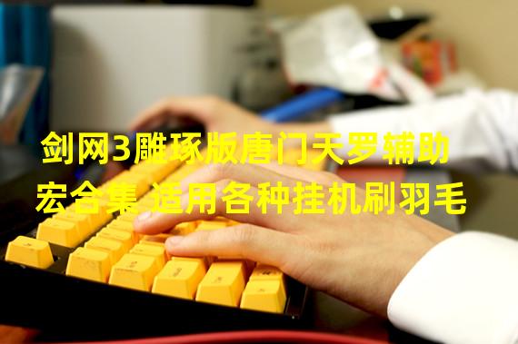 剑网3雕琢版唐门天罗辅助宏合集 适用各种挂机刷羽毛