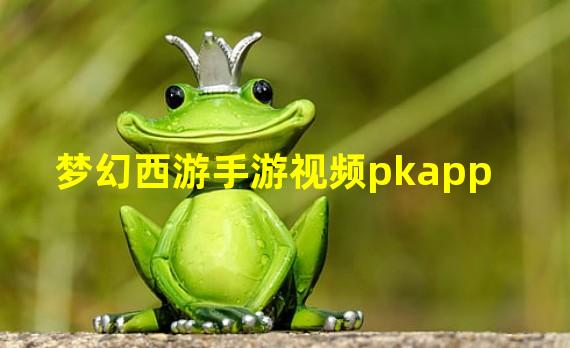 梦幻西游手游视频pkapp