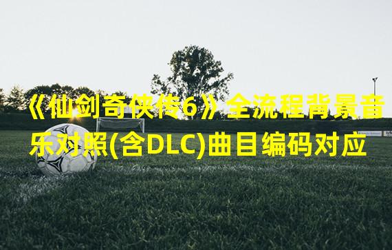 《仙剑奇侠传6》全流程背景音乐对照(含DLC)曲目编码对应