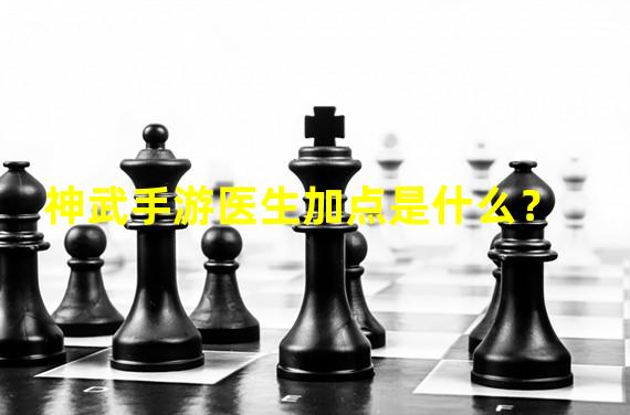 神武手游医生加点是什么？