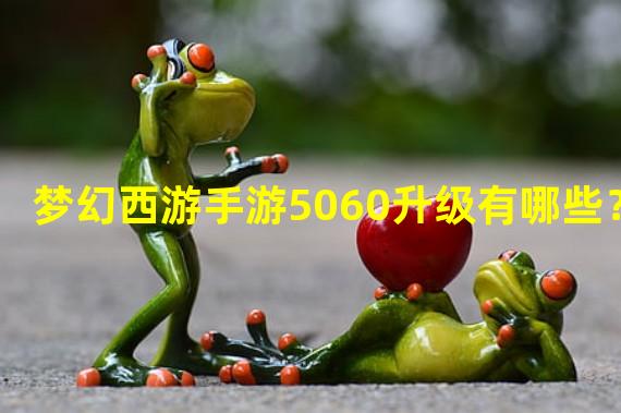 梦幻西游手游5060升级有哪些？