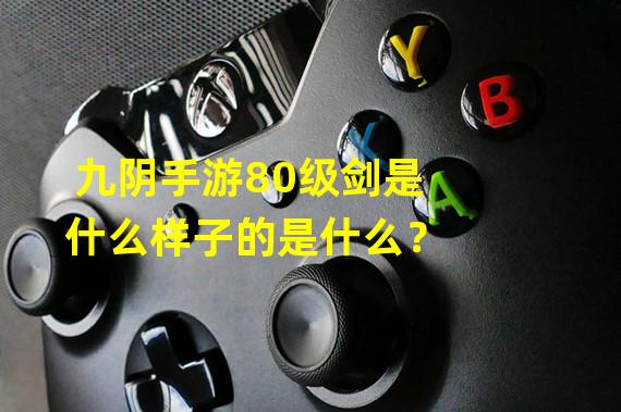 九阴手游80级剑是什么样子的是什么？