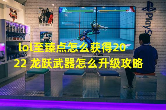 lol至臻点怎么获得2022 龙跃武器怎么升级攻略