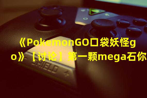 《PokemonGO口袋妖怪go》【讨论】第一颗mega石你想