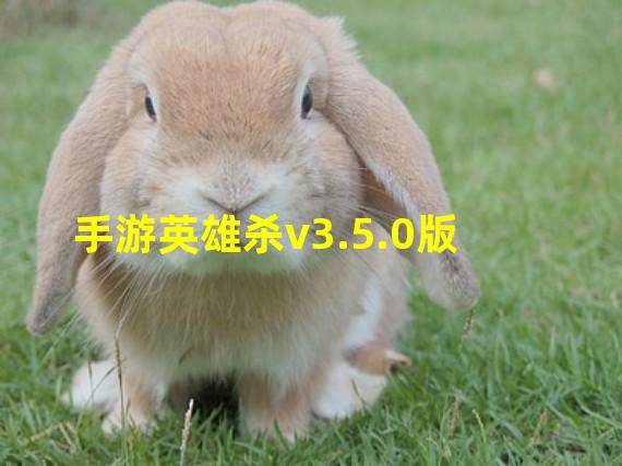 手游英雄杀v3.5.0版