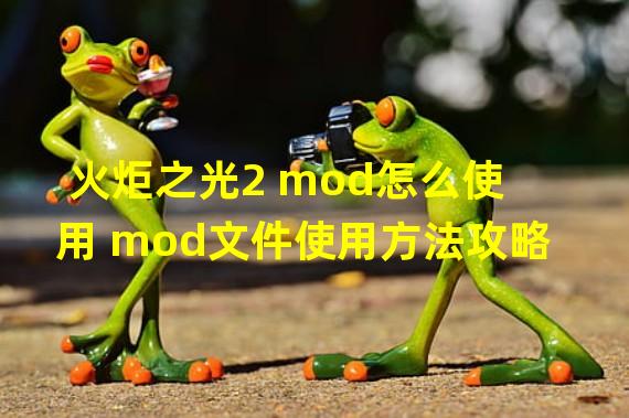 火炬之光2 mod怎么使用 mod文件使用方法攻略