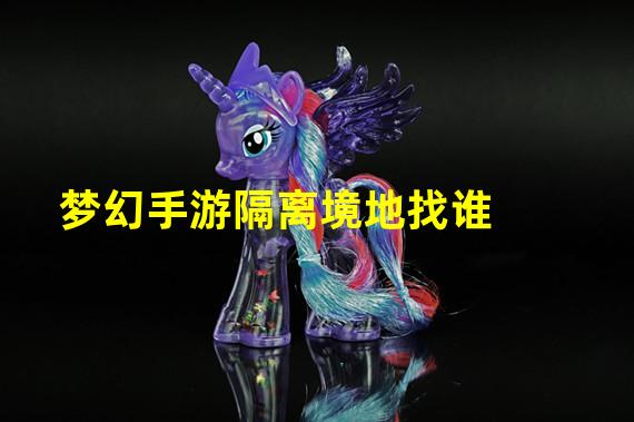 梦幻手游隔离境地找谁