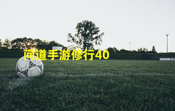 问道手游修行40